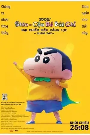 Shin Cậu Bé Bút Chì: Đại Chiến Siêu Năng Lực Sushi Bay Shin Cậu Bé Bút Chì: Đại Chiến Siêu Năng Lực Sushi Bay